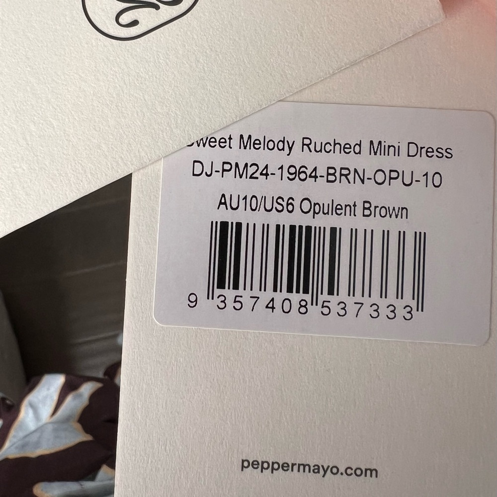 Peppermayo Opulent Brown Mini Dress - Picture 4 of 5